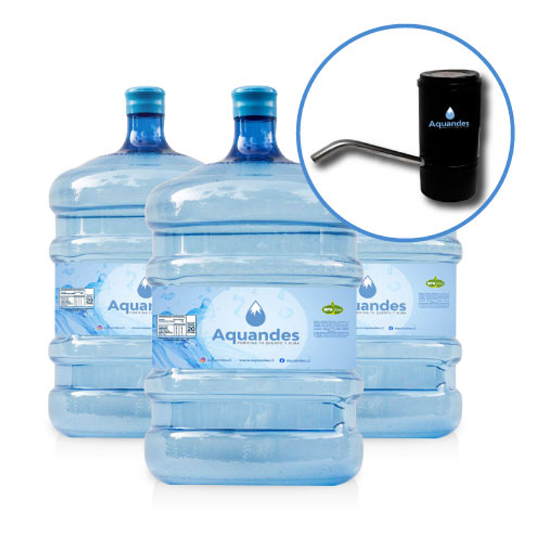 Kit botón USB 20L X3 2