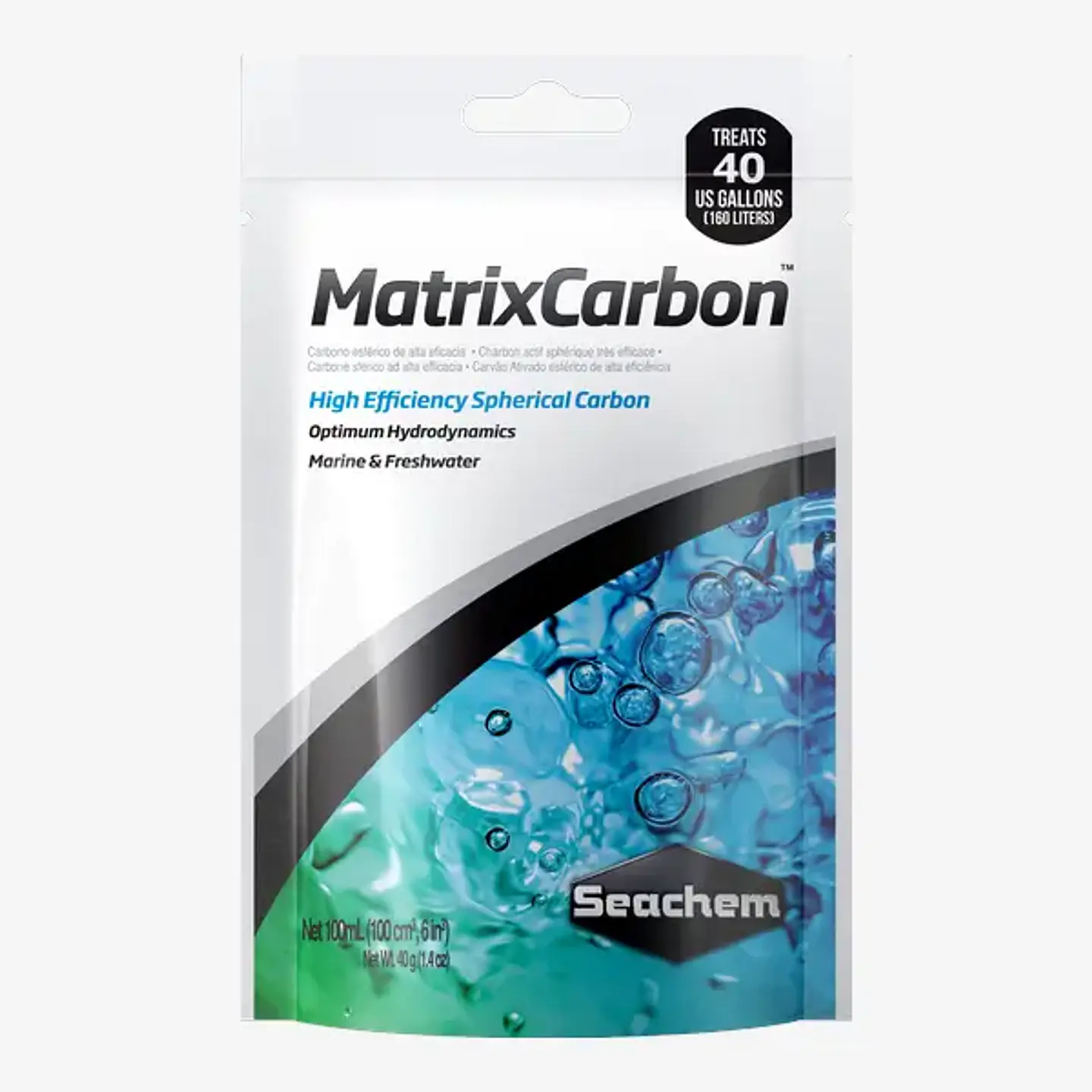Seachem MatrixCarbon 100ml | Carvão Ativado Macroporoso 1
