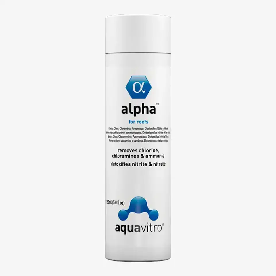 Aquavitro Alpha 150ml | Condicionador para Aquário Marinho 1