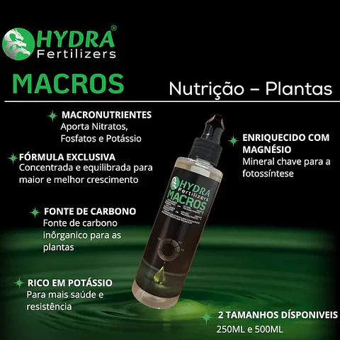 Hydra Macros | Fertilizante NPK para Aquário Plantado
