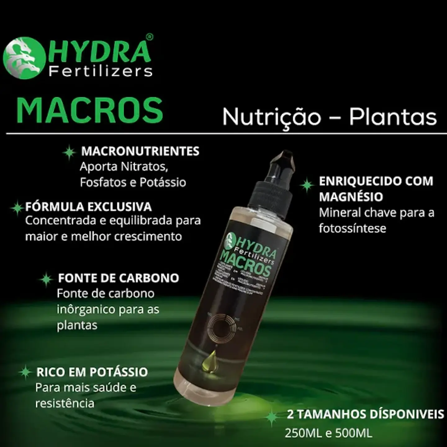Hydra Macros | Fertilizante NPK para Aquário Plantado 1