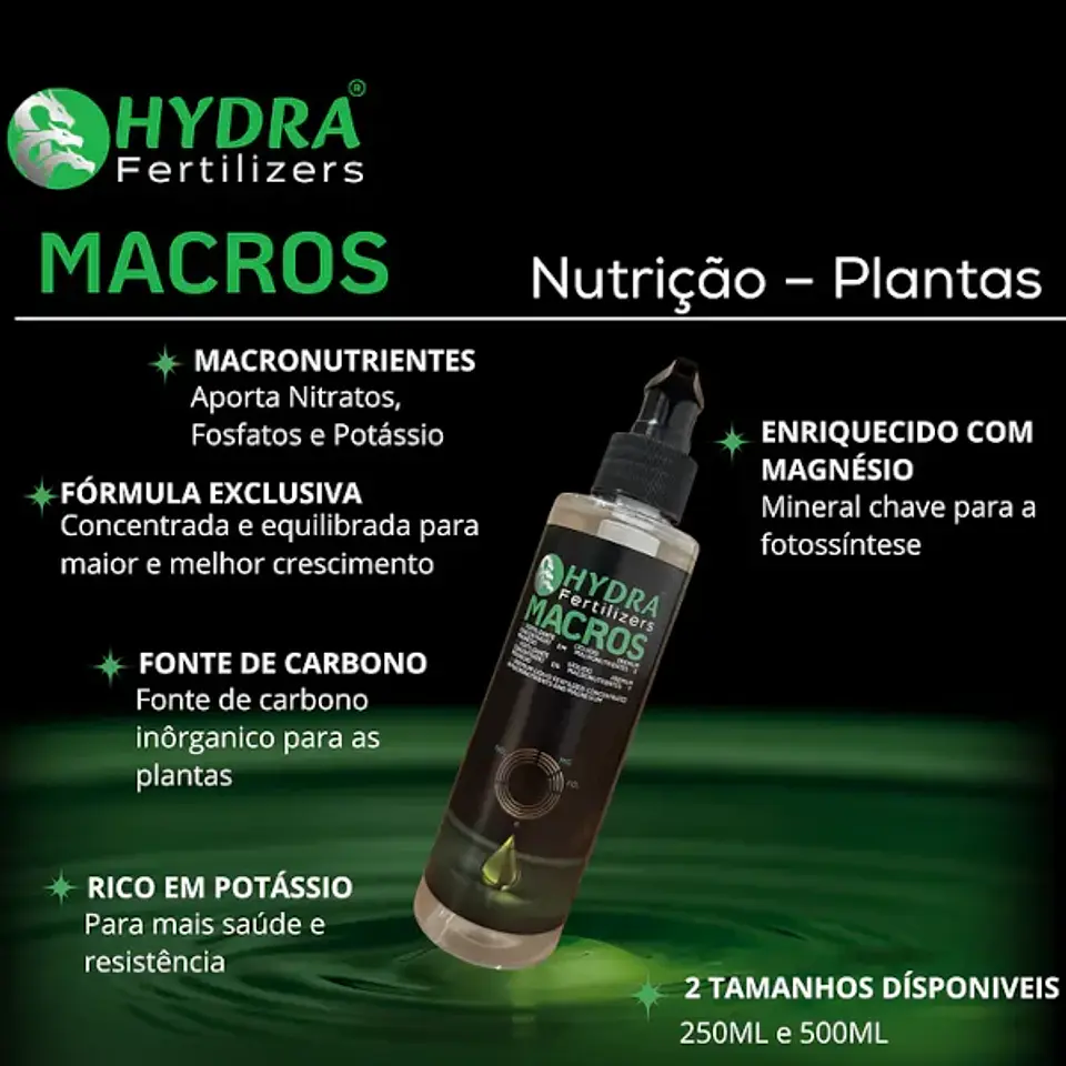 Hydra Macros | Fertilizante NPK para Aquário Plantado 1