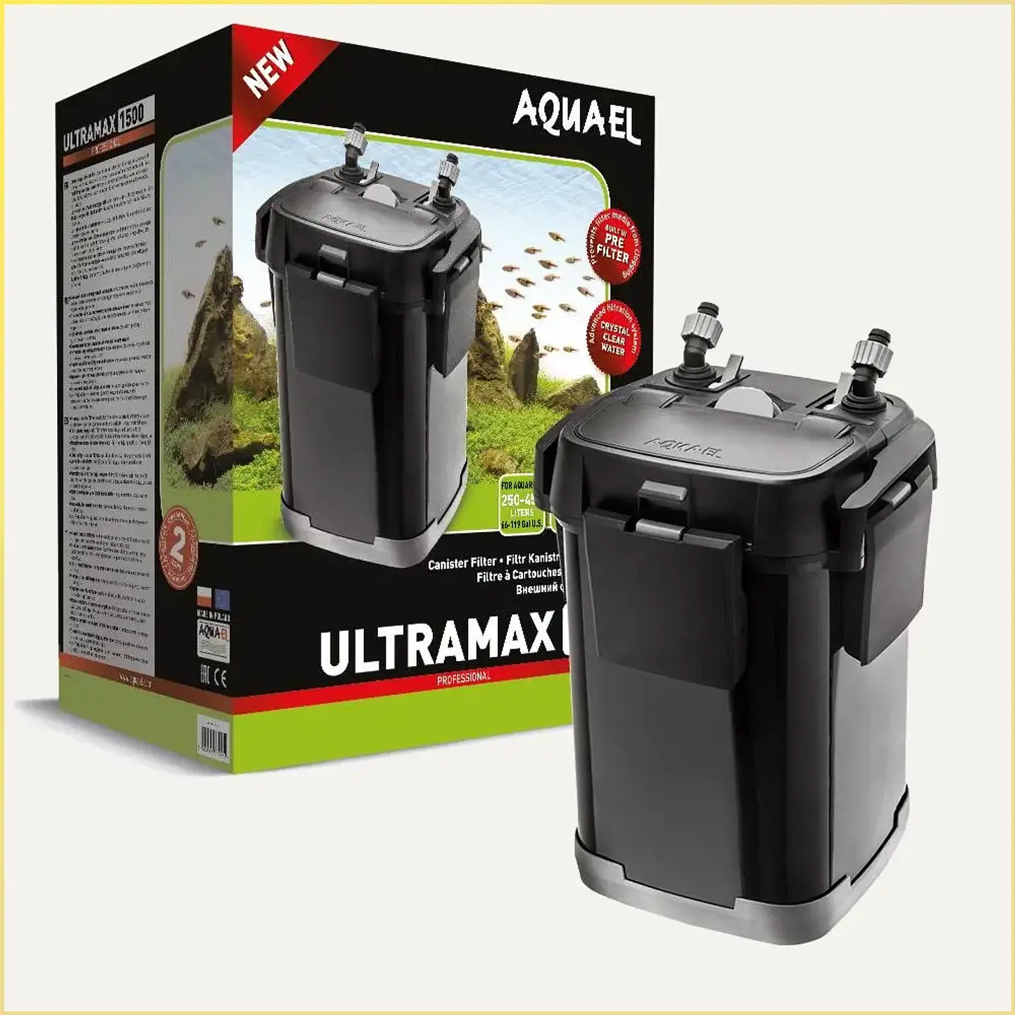 Aquael Ultramax 1500 | Filtro Externo para Aquário 1