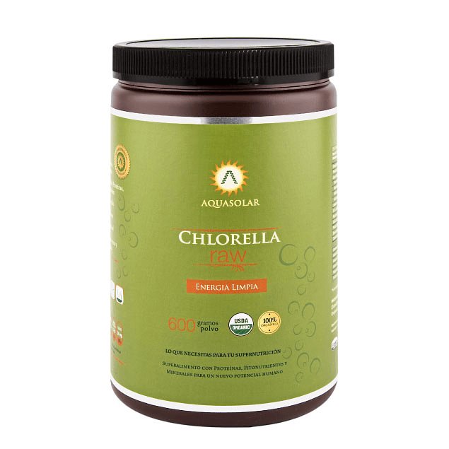 Chlorella Raw 600 g polvo 100% Orgánico