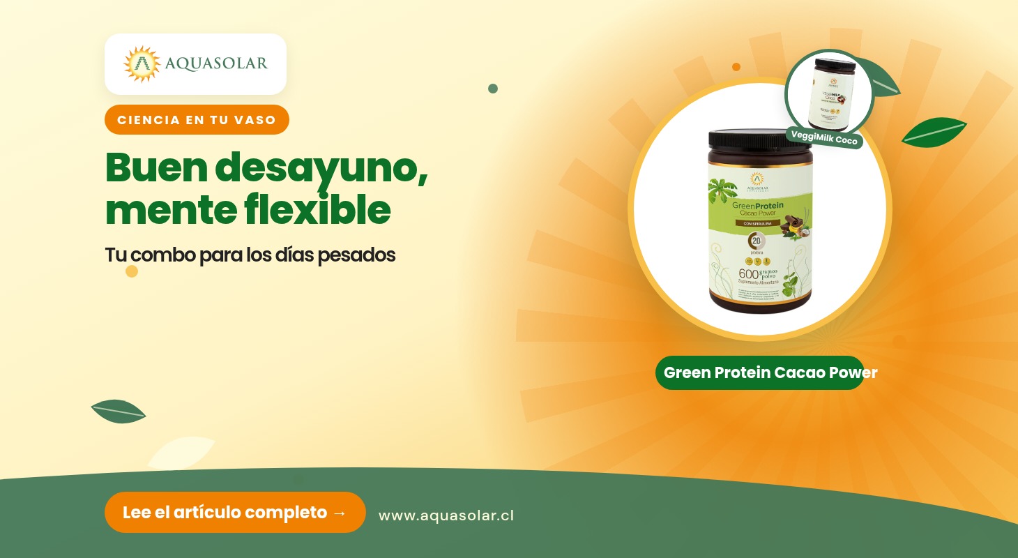 Buen desayuno, mente flexible: tu combo para los días pesados