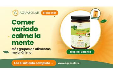 Comer variado también calma la mente