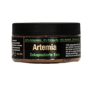 Ovos descapsulados de Artémia de salmoura 65g