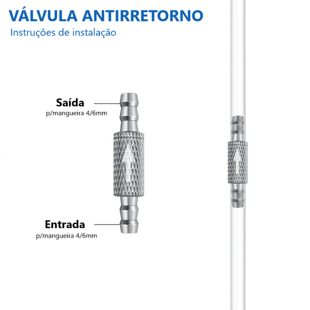 Válvula Antirretorno metálica WeekAqua 2