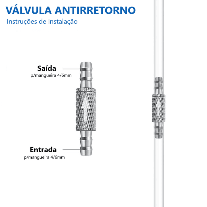 Válvula Antirretorno metálica WeekAqua 2