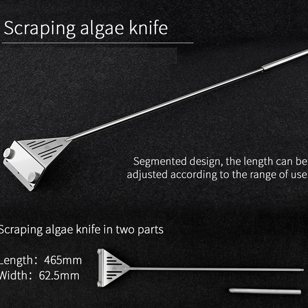 Raspador de algas WeekAqua 655mm 3