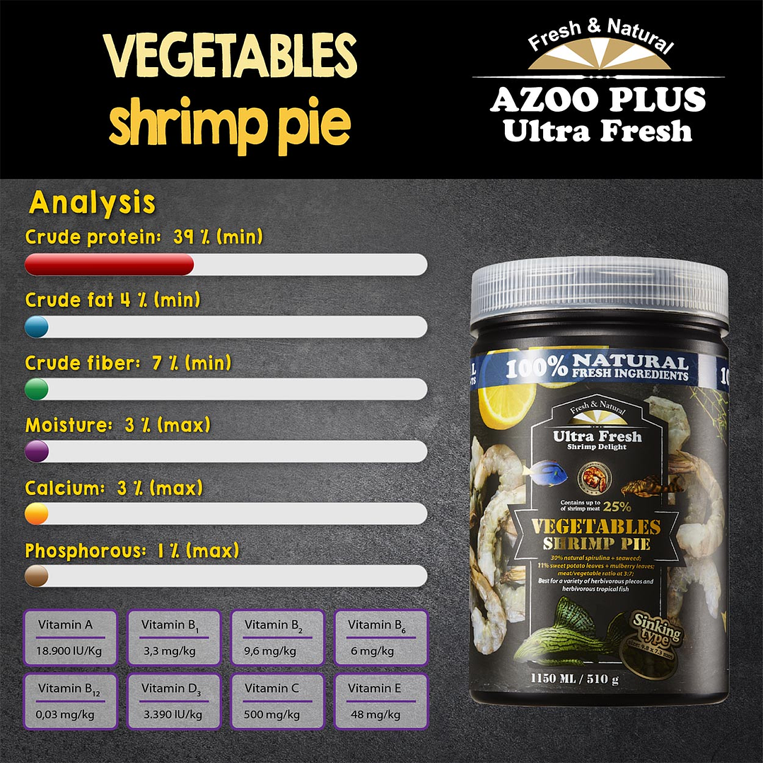 AZOO Vegetables Shrimp Pie 8