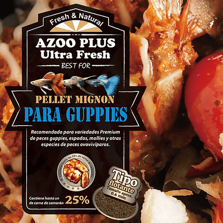 AZOO Premium Royal Guppy Mignon Pellet 3