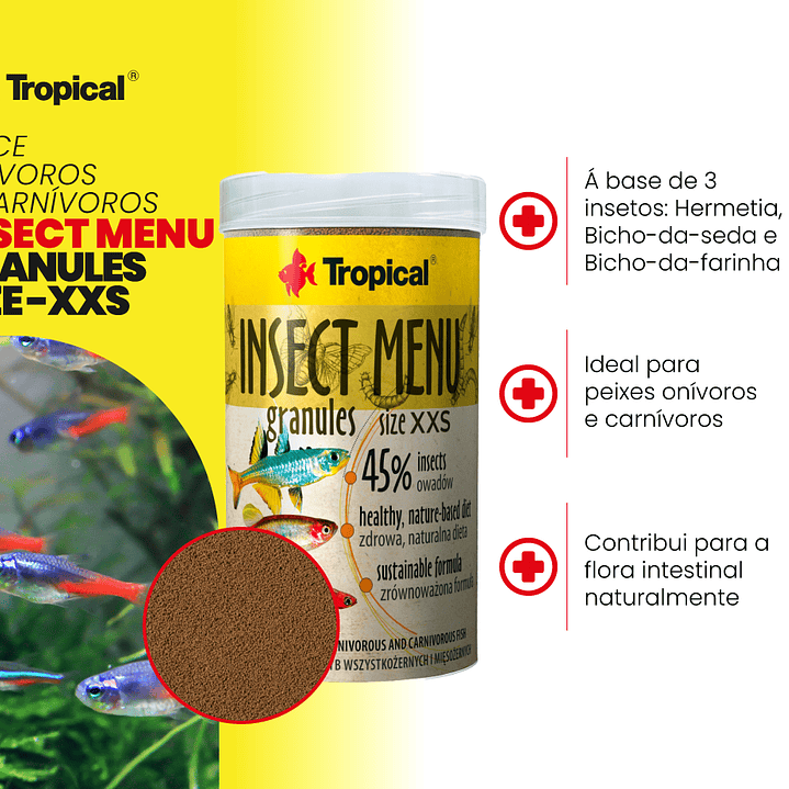 Insect Menu Granules tam.XXS 