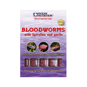 Bloodworms com Spirulina e Alho - Ocean Nutricion 