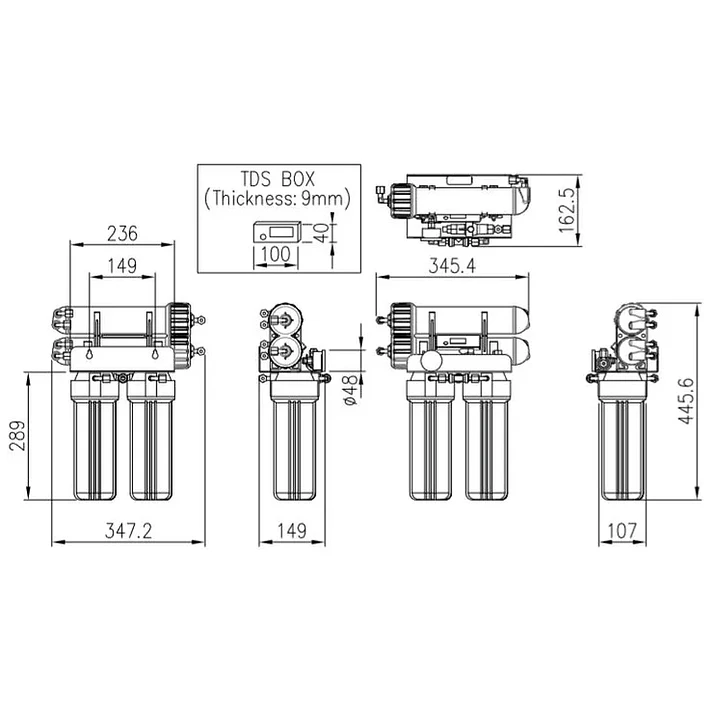 Sistema de osmose reversa Pure 360 2