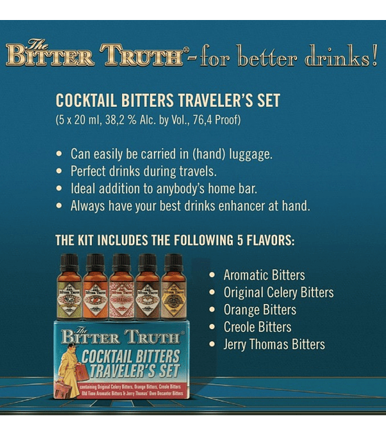 The Bitter Truth Traveller's Set 