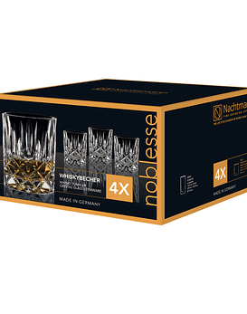 Vasos de Cristal Whisky Noblesse Nachtmann Set 4 unidades