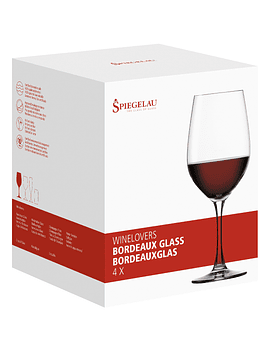 Copas Cristal Spiegelau Winelover Bordeaux Set 4 unidades