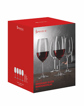 Copas Cristal Spiegelau Salute Bordeaux Set 4 unidades