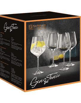 Pack Gin Premium & Set Copas de Cristal Optic Nachtmann