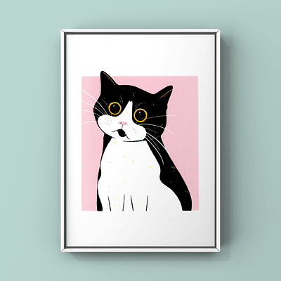 Printed Cat