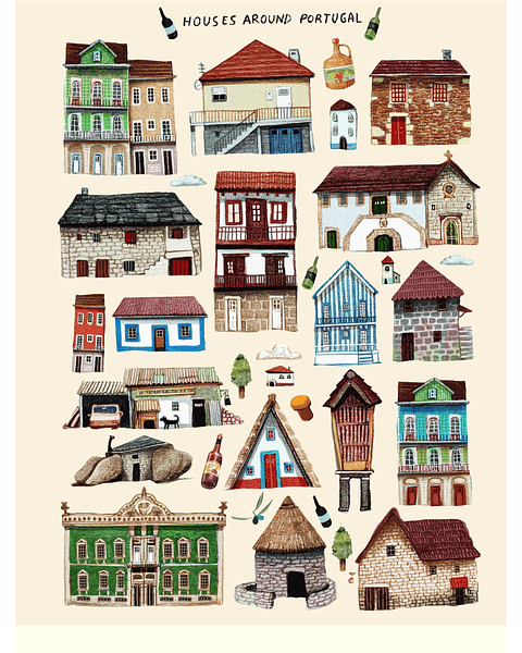 houses around portugal