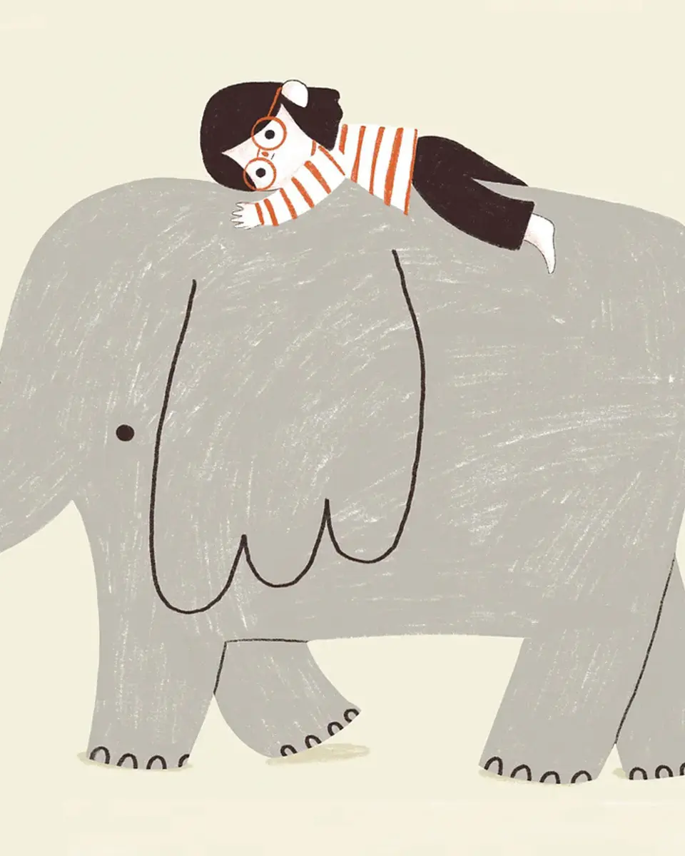 Menina e o elefante  1