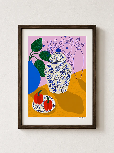 Pimentos e Cerâmica 