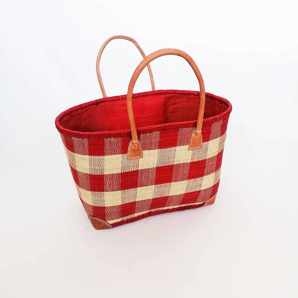Saco de Praia Artesanal - Vermelho 1