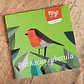 ERITHACUS RUBECULA - pássaro de papel - Thumbnail 2