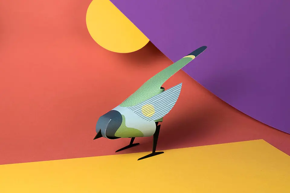NEBULA AVIS - pássaro de papel 4