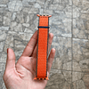 Correa velcro nailon color: naranja con bordes azul y verde (38/40/41mm)