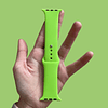 Correa silicona 42/44/45/49mm color: verde fluor