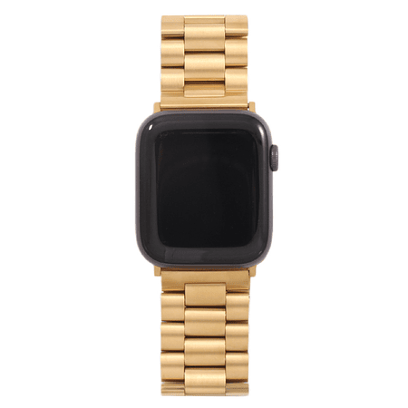 Correa slabón smartwatch 38/40/41mm calidad premium  color: dorado 