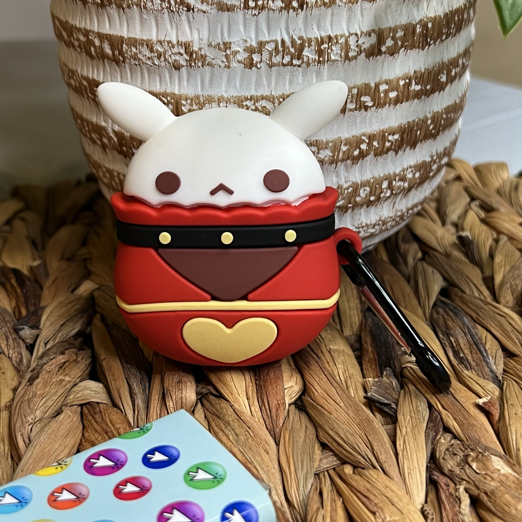 Funda protectora airpods 1-2 klee Chibi