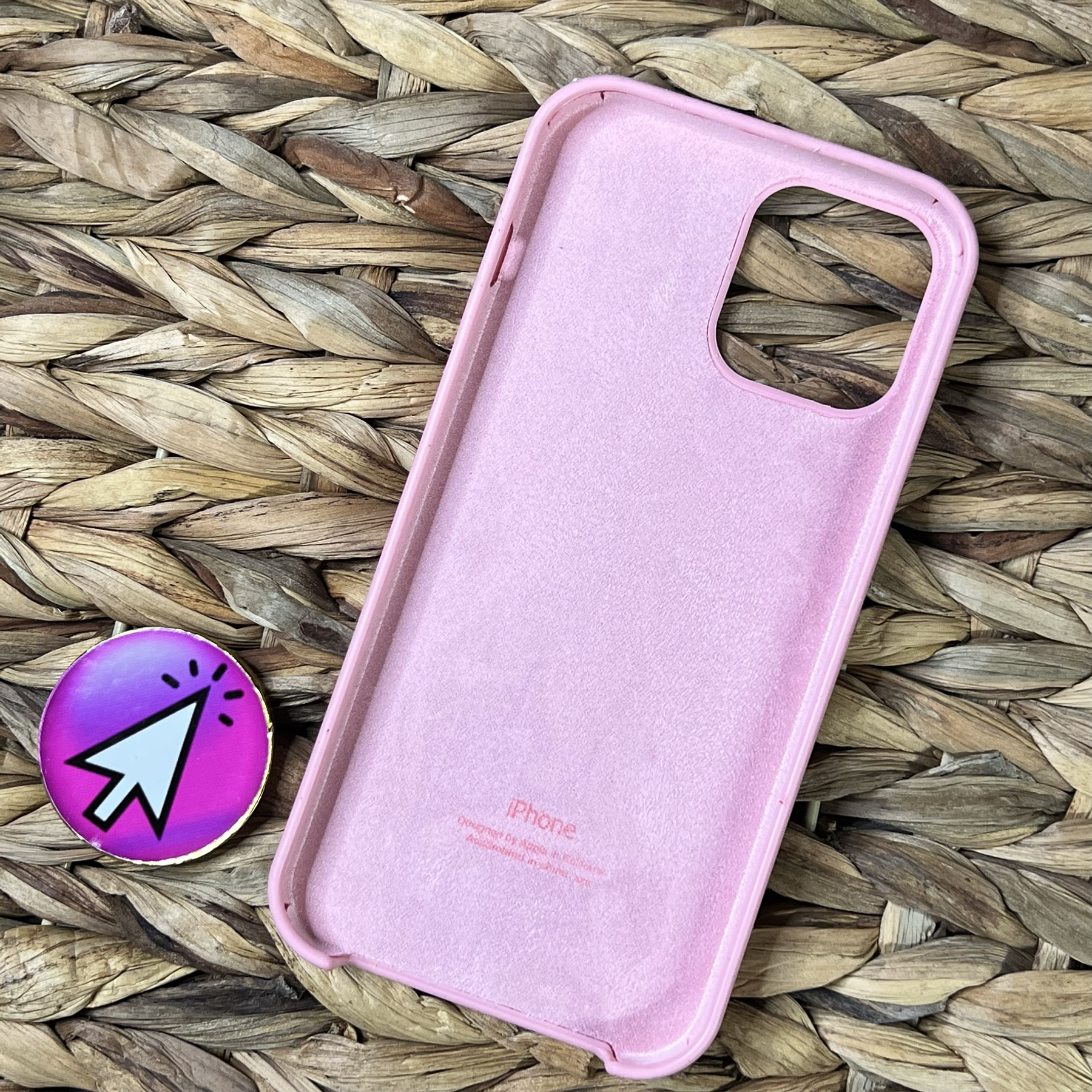 Carcasas iPhone 12 Pro Max Silicona Aterciopelada Rosa