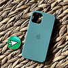 Carcasas iPhone 12/12 Pro Silicona Aterciopelada Verde Oscuro