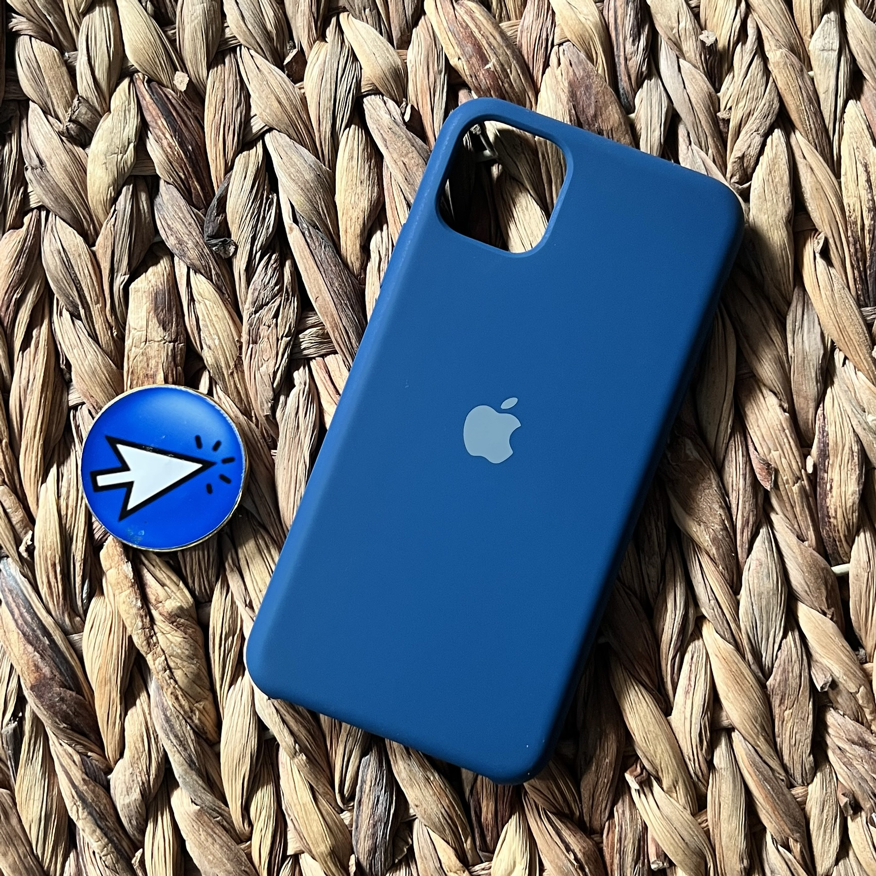 Carcasas iPhone 11 Pro Max Silicona Aterciopelada Azul