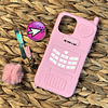 Carcasa iphone 11 pro estilo barbie rosa