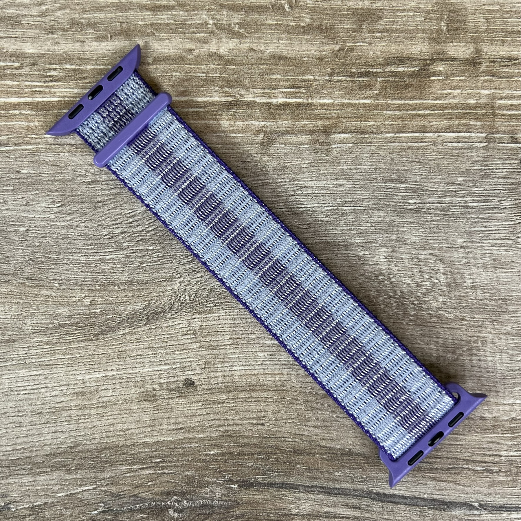 Correa velcro nailon color: lila multicolores (38/40/41mm)