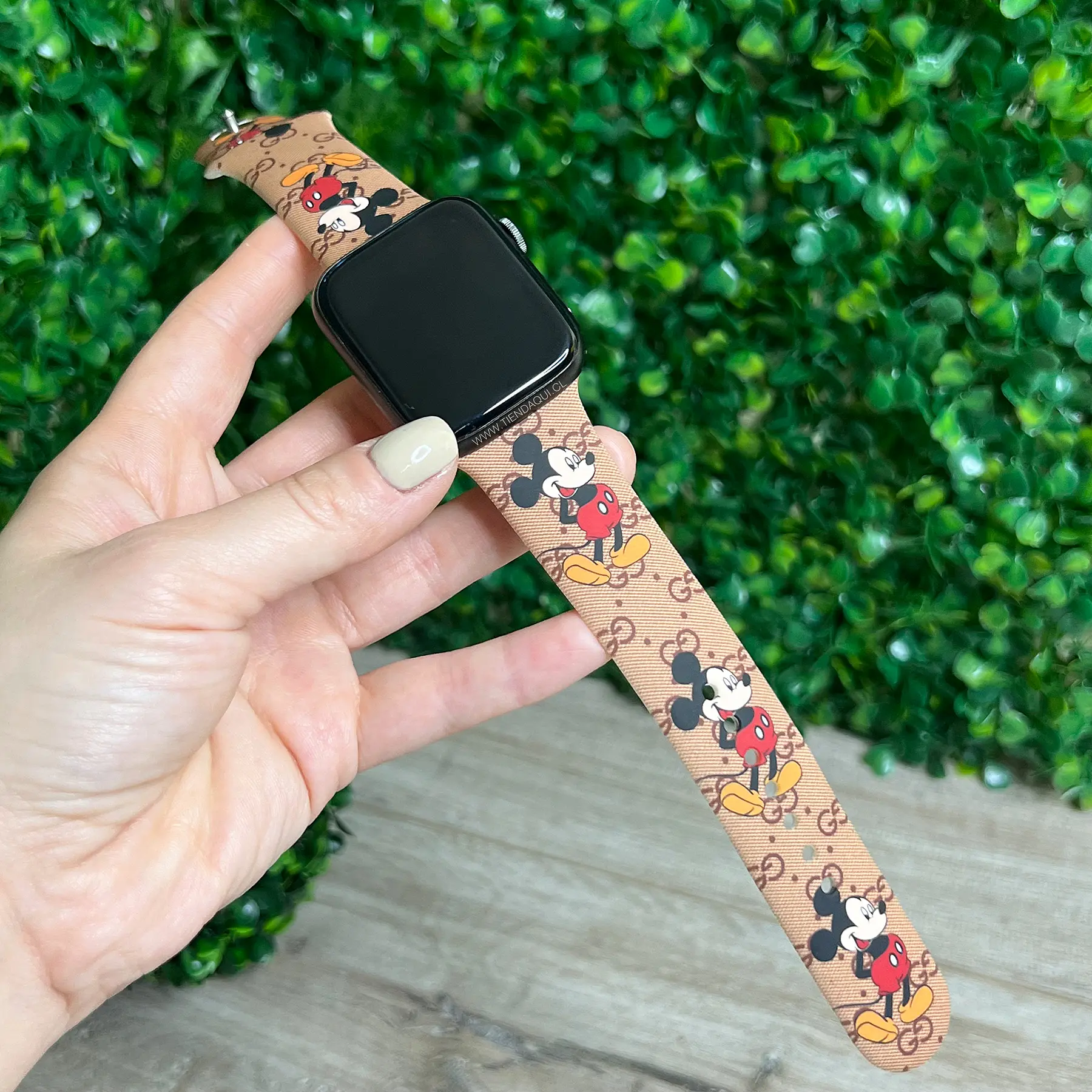 Correa diseño mickey Gucci 38/40/41mm