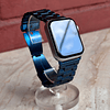 Correa eslabón smartwatch 38/40/41mm calidad premium  color: azul