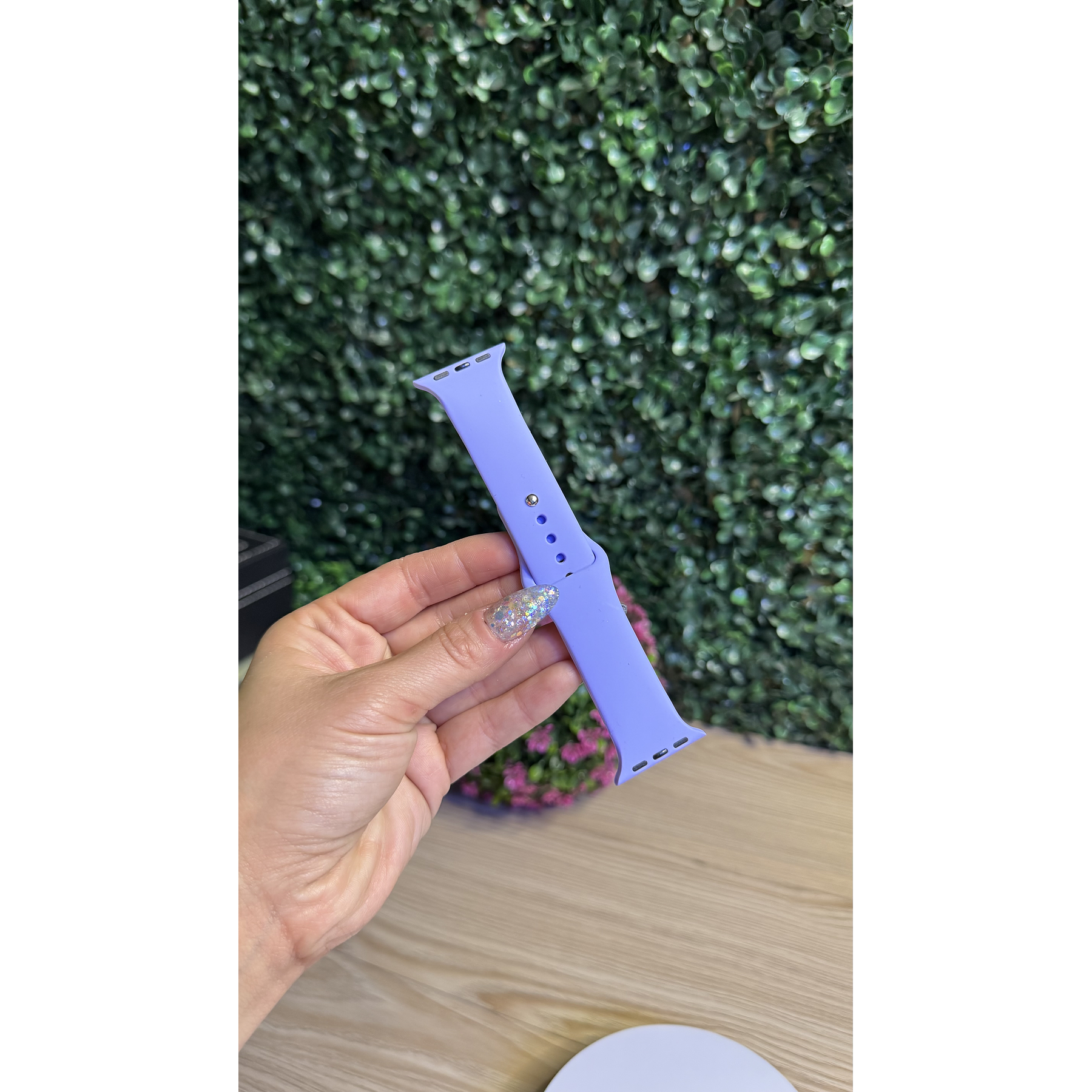 Correa silicona 42/44/45/49mm  color: lila pastel