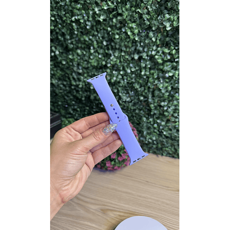 Correa silicona 42/44/45/49mm  color: lila pastel