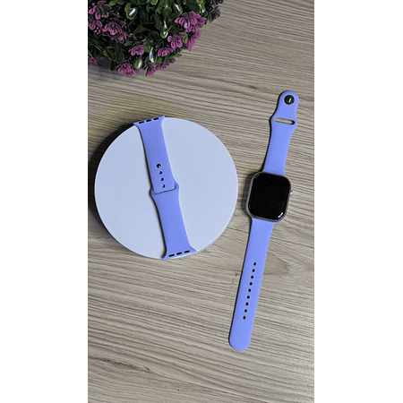Correa silicona 42/44/45/49mm  color: lila pastel