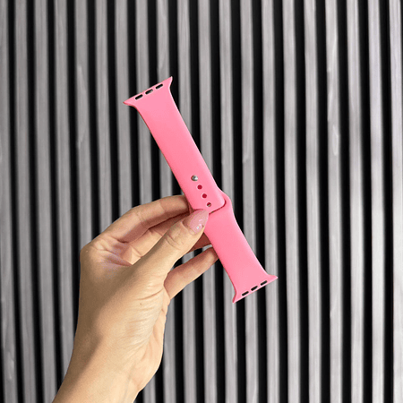 Correa silicona 42/44/45/49mm color: rosa chicle