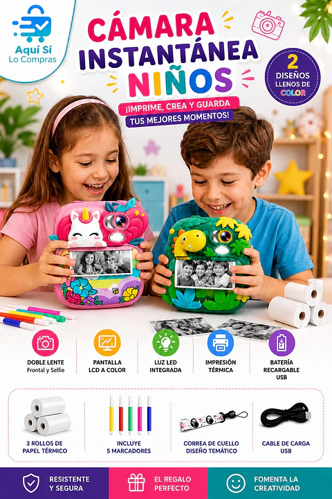 CÁMARA INSTANTÁNEA INFANTIL