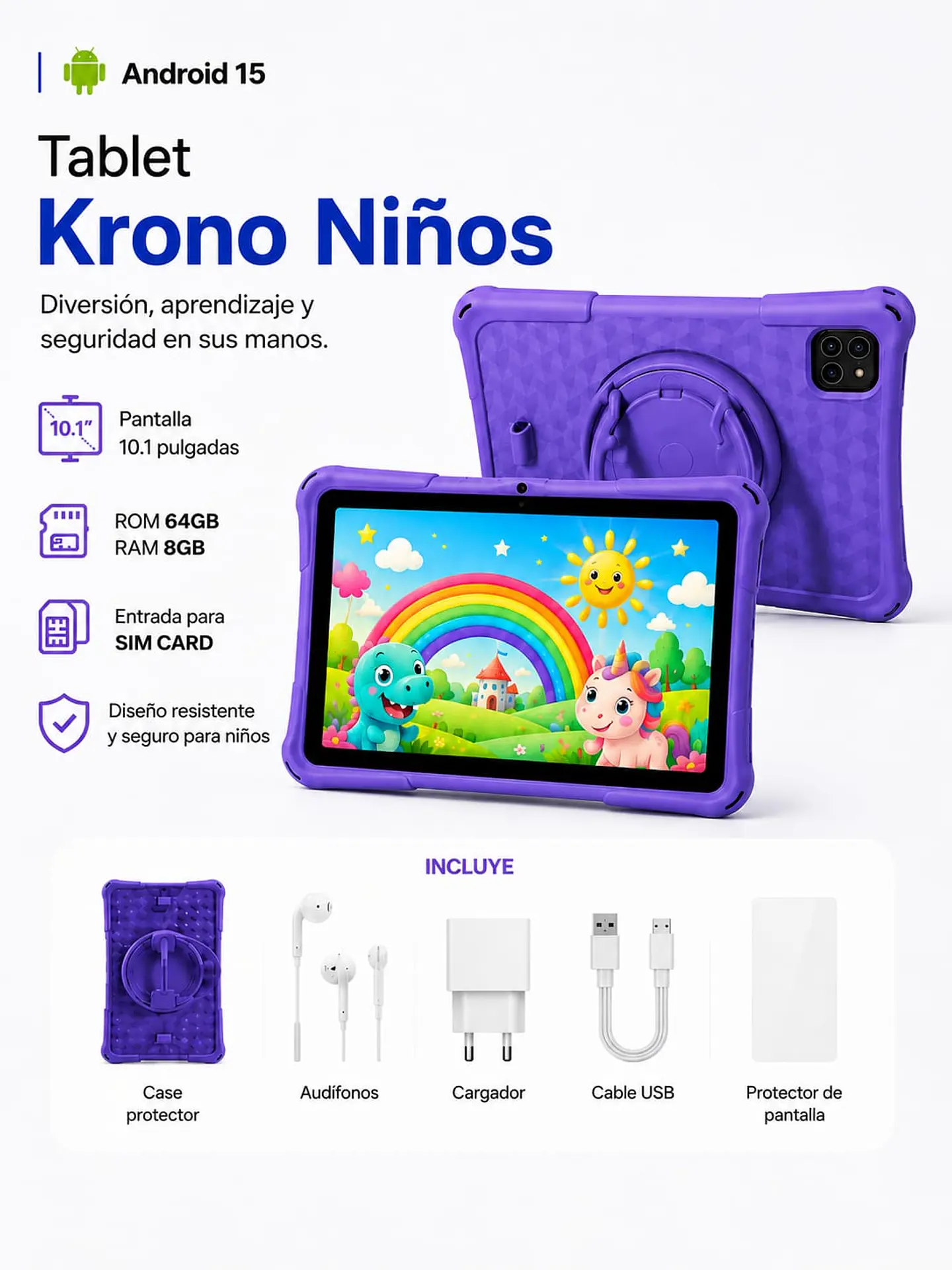 Tablet Infantil Krono KIDS 10 Pulgadas 5