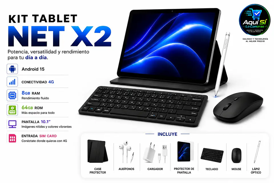 Kit Tablet Net X2 TODO EN UNO 1