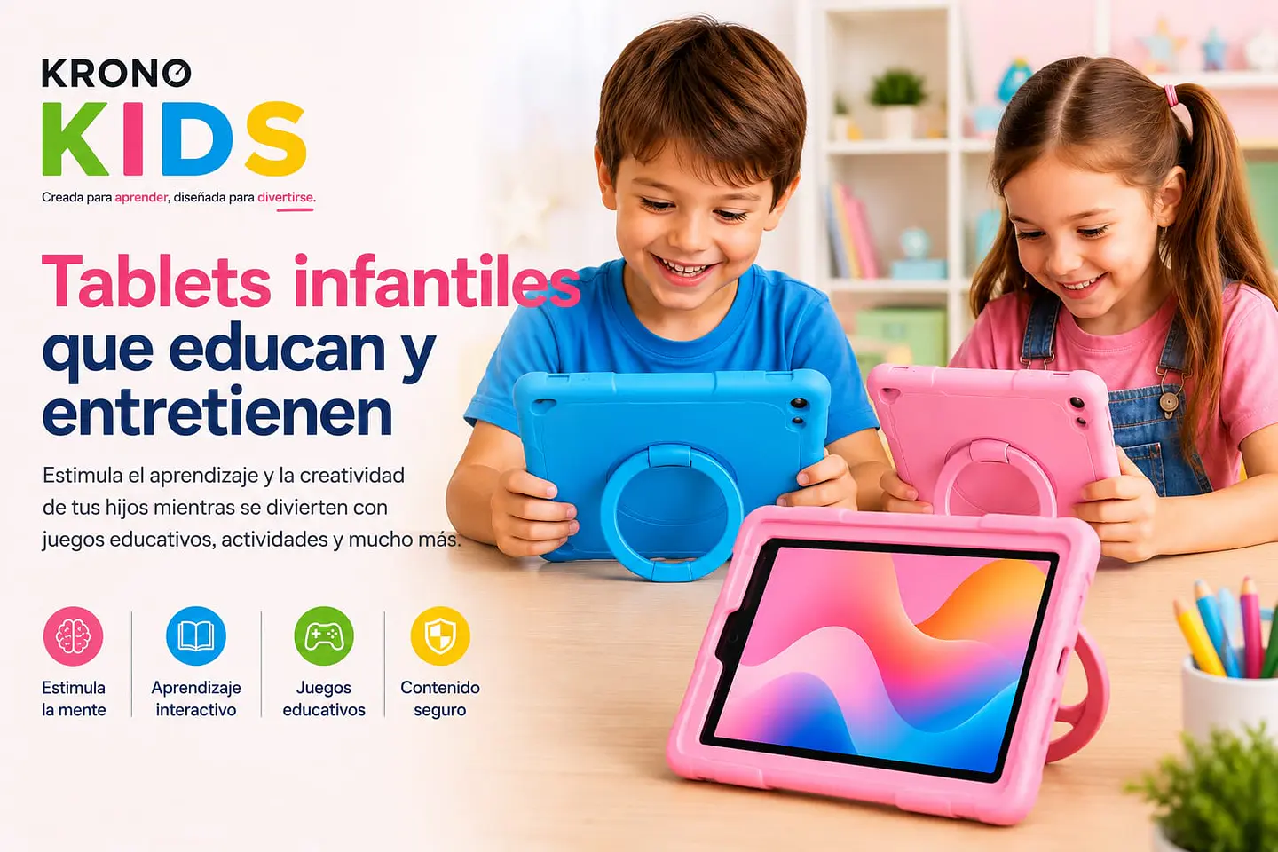 Tabletas infantiles para aprender y entretenerse